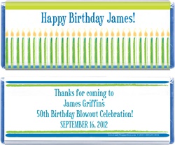 Birthday Blowout Candy Bar Wrapper