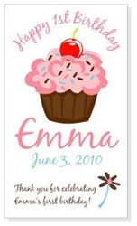 Cupcake Birthday Magnet