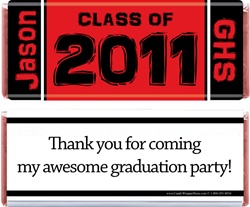 Class of 2011 Graduation Candy Bar Wrapper