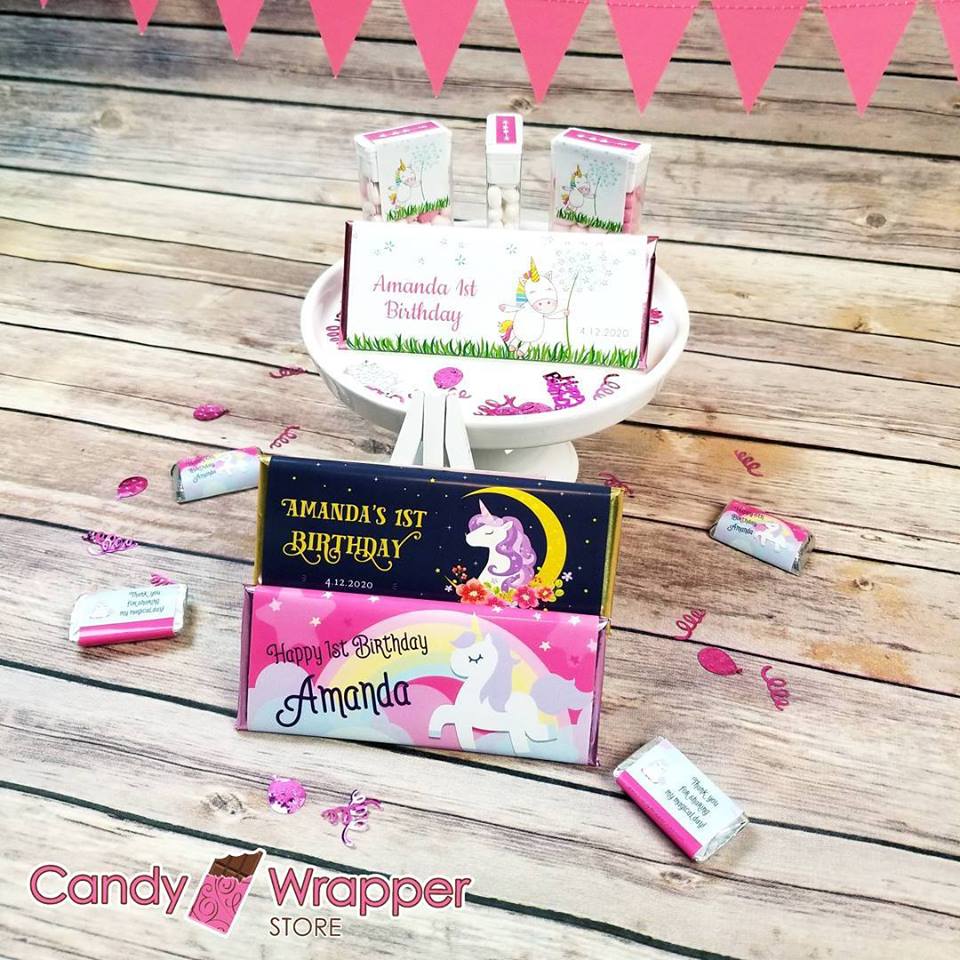 Personalized Candy Wrappers and Party Favors