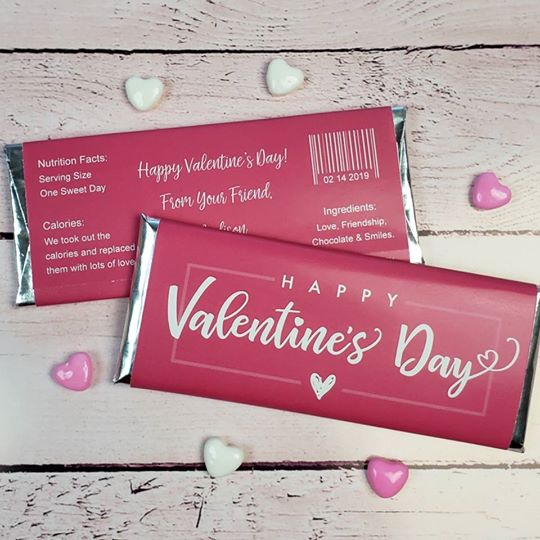 Valentines Day Candy Bar Wrappers